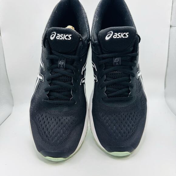 Asics GT-1000 6 VI Black Atlantis Green Womens 10 Running Shoes Trainers T7A9N - Picture 4 of 8